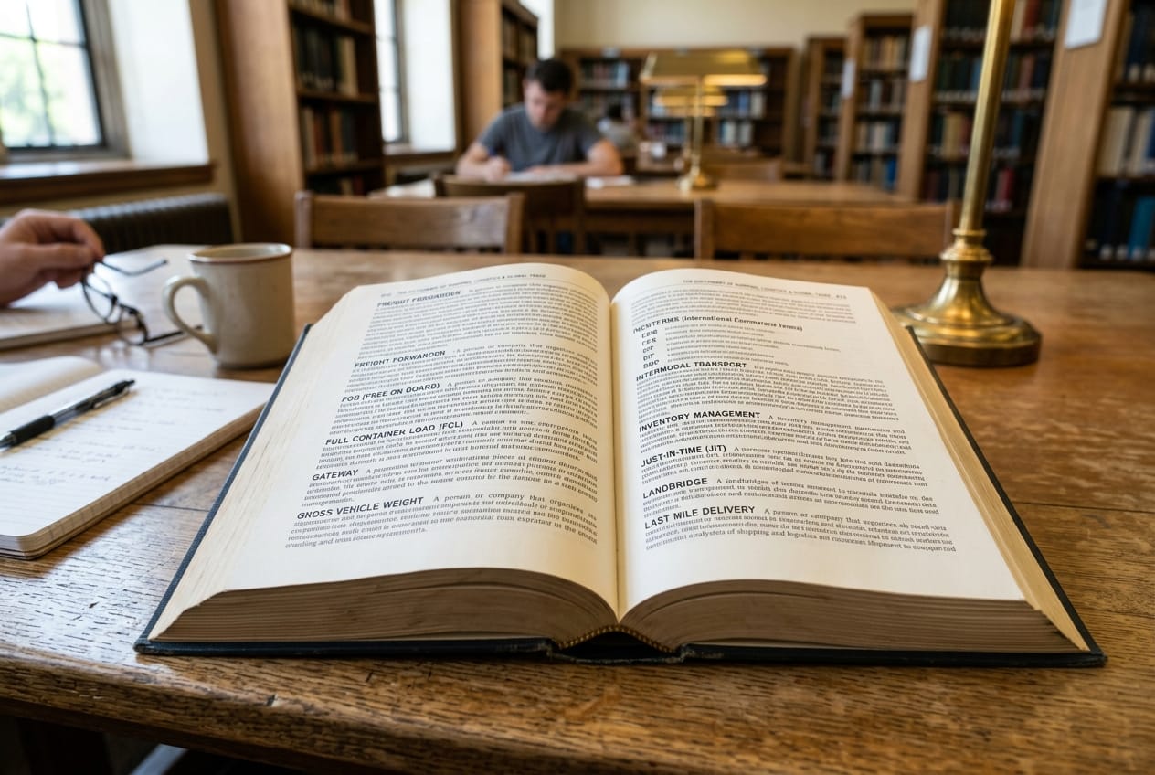 Open dictionary of shipping and logistics terms